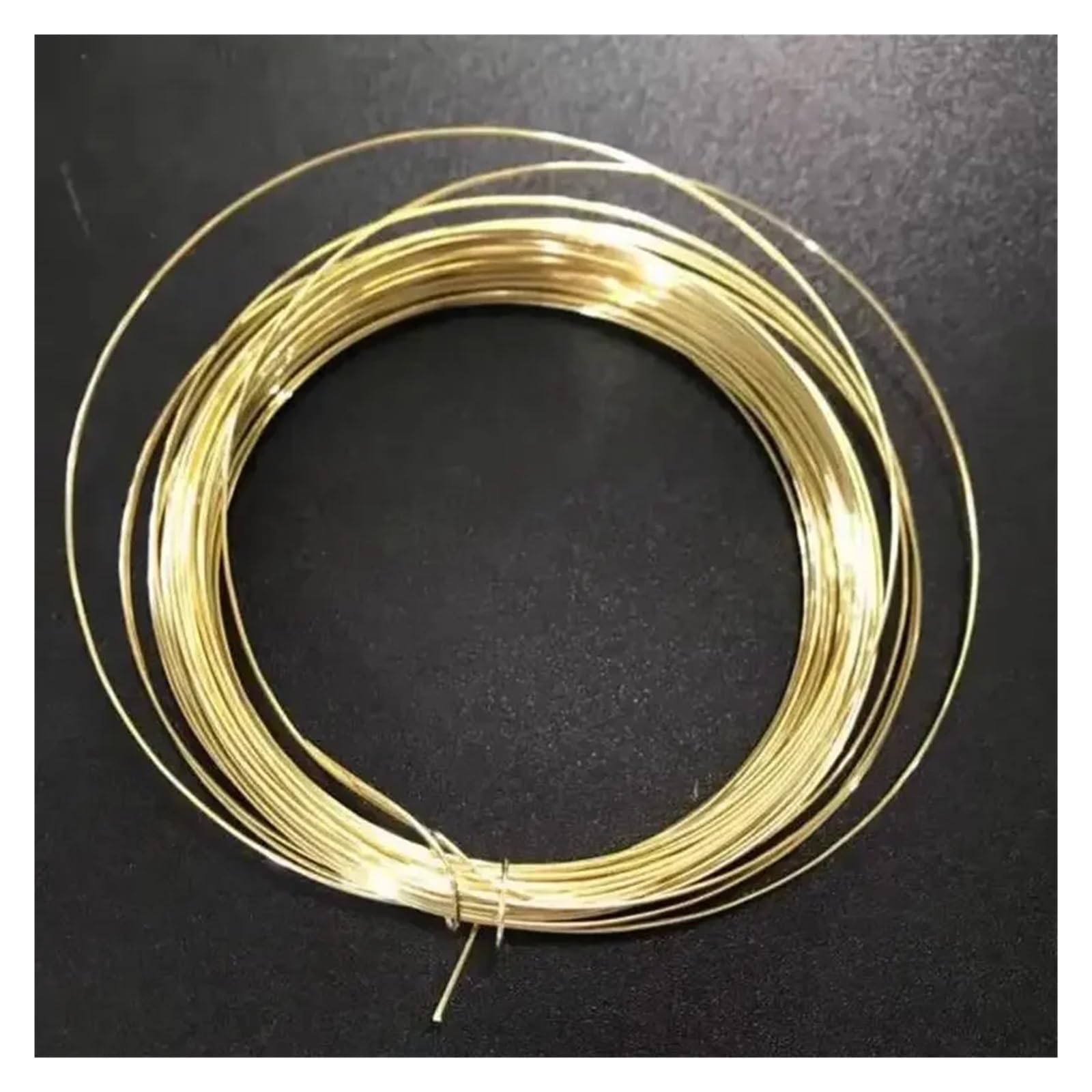 Filo d'ottone Filo duro in ottone 0,3,4,5,6,7,8,9 1,2, mm(2.5mmx5m 1pc)