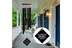 Personalized Memorial Wind Chimes: A Cherished Remembrance of Loved Ones