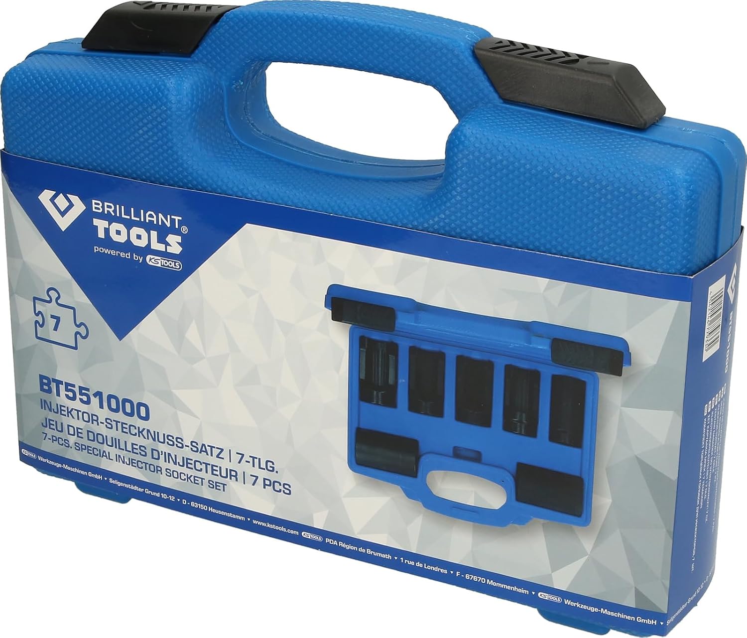 Brilliant Tools BT551000 7-Piece Set Injector Socket Set