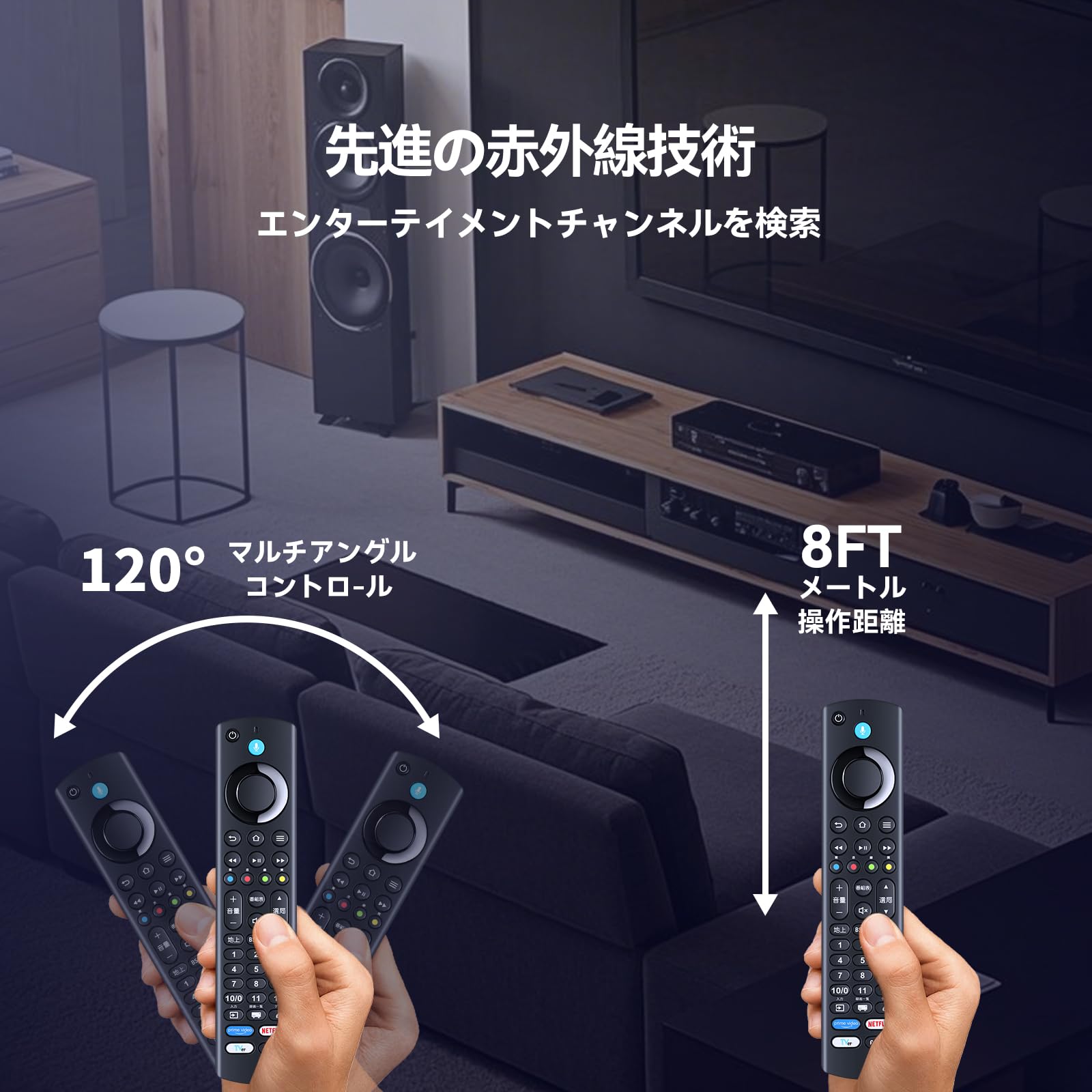 Amazon | テレビリモコン FRM-200TVS for Funai 液晶スマートテレビ FL
