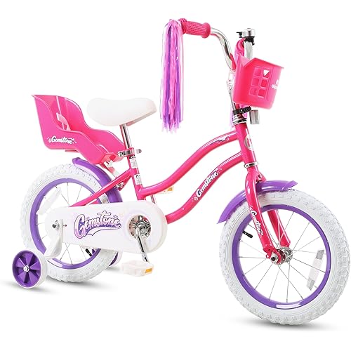 Chipmunk Kids Bike 12 14 16 18 Inch Bicycle with Training Wheels Beginners Boys Girls Ages 3-10 Years Multiple Colors