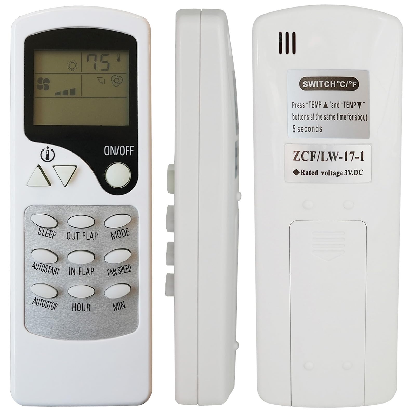 Amazon.com: Replacement Remote Control for Turbo AIR ZHF/LW-17-1