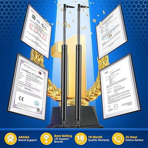 Miniatura 52 de ARANA Soportes de elevación de capó para Porsche 911 1999-2005, amortiguadores de resortes delanteros para Porsche Boxster 996 1997-2004, 2 piezas