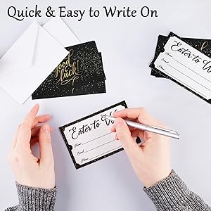 L LIKED 250 Raffle Tickets 3.5"x2"Enter to Win Card Great for Entry Cards Contest,Raffles,Ballot Box, Auction, Fund Raisers, Fairs, Carnivals, and More - with Space for Collect Name Email Phone