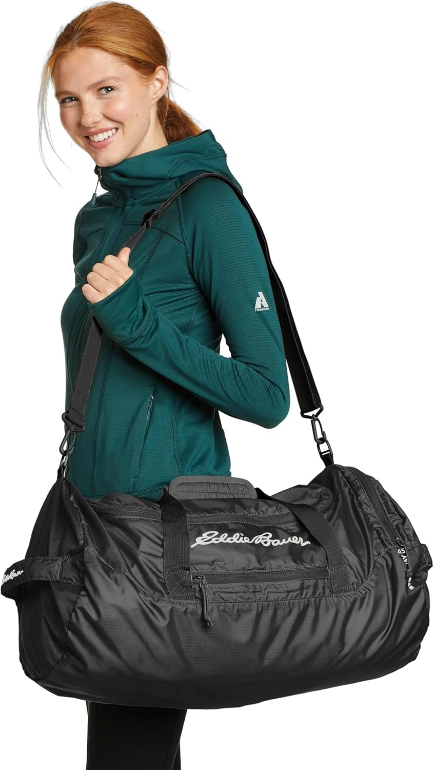 Eddie Bauer Stowaway Packable Duffel Bag | Travel | Foldable | Lightweight | Durable | Ripstop Polyester - Image 7