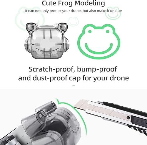 Miniatura 5 de Mini 3 protector de cardán, mini 3 cubierta de lente a prueba de polvo tapa visión sensor cubierta protectora para DJI Mini 3 Drone Accesorios