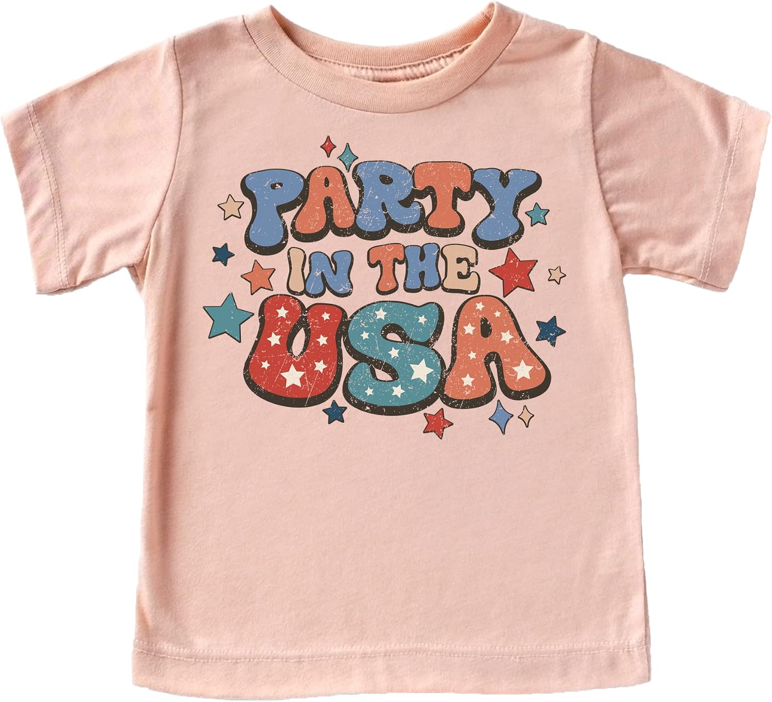 Party in The USA Stars and Stripes 4th of July Family Matching Outfits for Kids and Adults