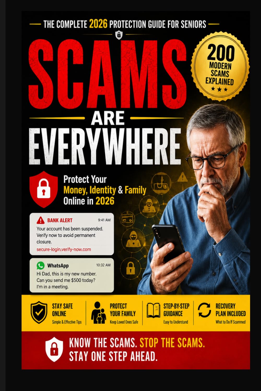 200 Modern Scams You’ll Meet Online: The Complete 2026 Protection Guide for Seniors Against AI, Deepfake, Financial & Online Fraud