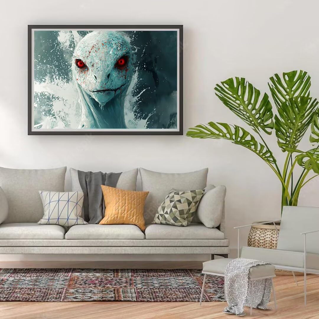 5D Strach Diament Malarstwo Zestaw dla dorosłych, DIY Kreskówka Zestawy do malowania Diament, Pełne zestawy artystyczne, Square Rhinestone Ścieg krzyżykowy Malarstwo dla dorosłych Początkujący Wystrój