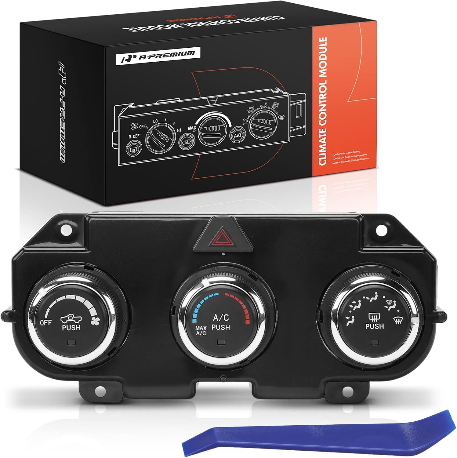 A-Premium Heater Climate Control Panel Module Compatible with Ram 1500 2014-2018, 3500 2014-2018, 1500 Classic 2019-2022