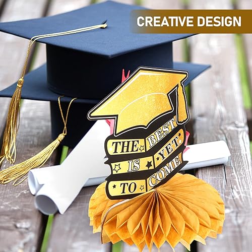 Miniatura 4 de 1 Set Graduation Season Cellular Station Congrats Grad Honeycomb Diploma Honeycomb Graduation Honeycomb Centerpiece College Graduation Decorations