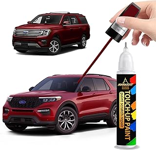 Rapid Red Metallic(D4) Touch Up Paint For Ford Exact Match-Chips and Nicks 2 in 1 Car Paint Pen Scratch Rapair for Explorer/Ranger/Escape/Edge/F-150/Mustang/Transit