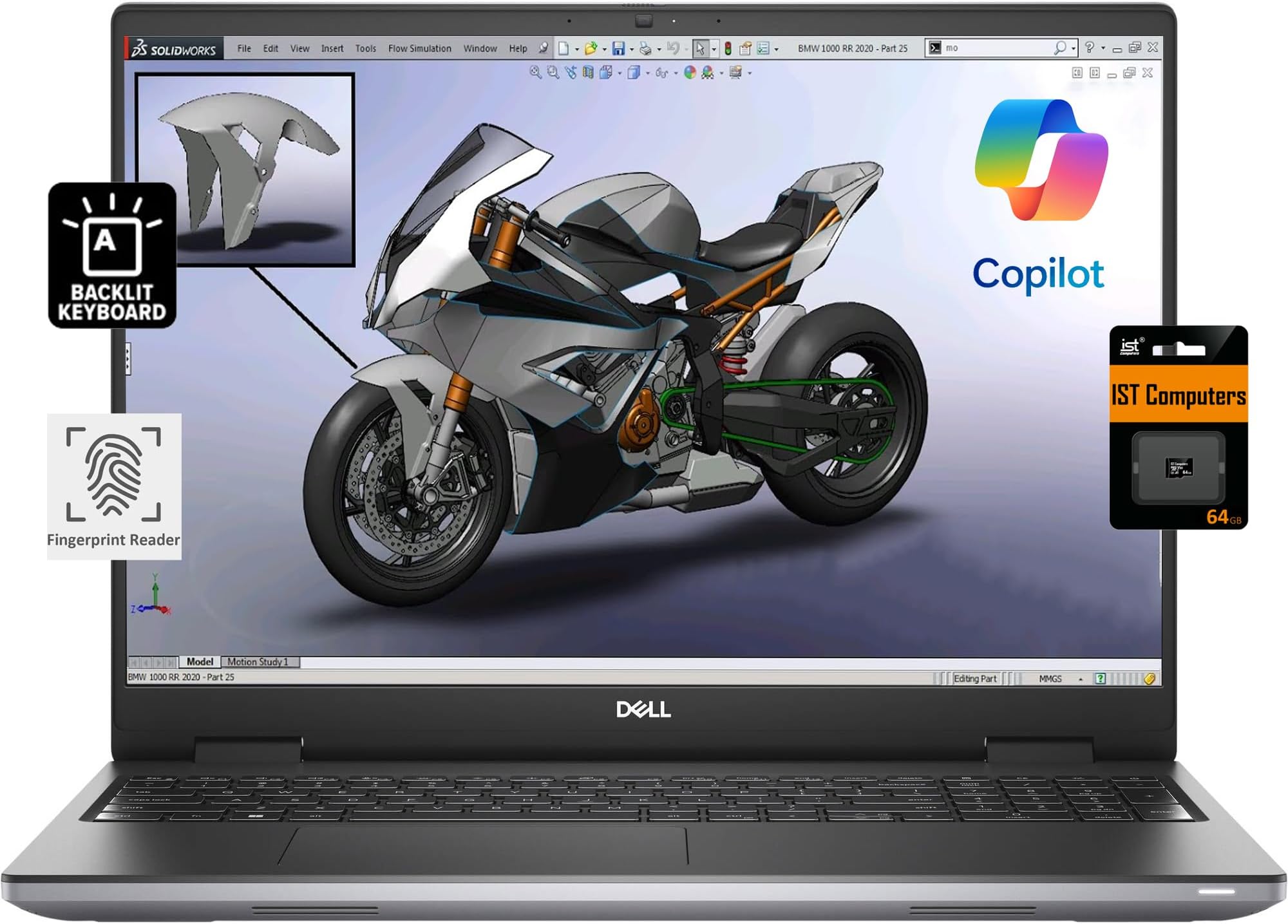 DellPrecision 7000 7670 Mobile Workstation (16" FHD+, Intel Core i5-12600HX (>i7-1280P), 32GB RAM, 1TB SSD, NVIDIA RTX A2000 8GB) Laptop for Designer, Architect, 3-Yr WRT, Win 11 Pro w/AI Copilot
