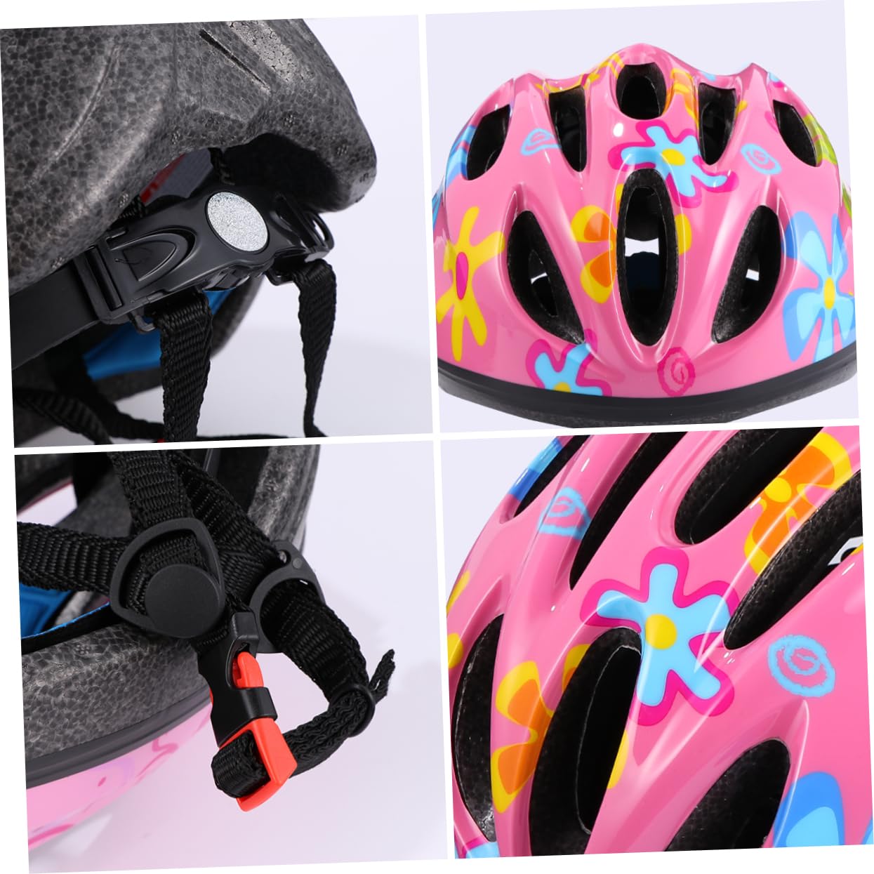 2pièces Casque De pour Garçon Fille Casque De Vélo Patinage Et Scooter Ajustable Design Aéré Et pour Sports De Plein Air