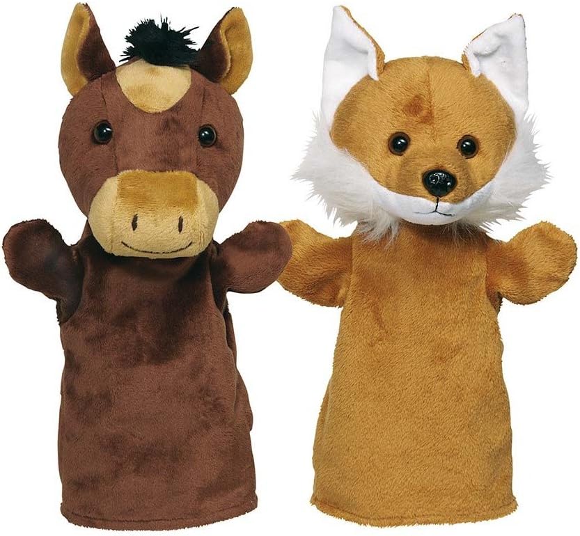 GoKi 51803 Hand Puppets, Animals Arino, Funu, Wassti and Baru, Mixed