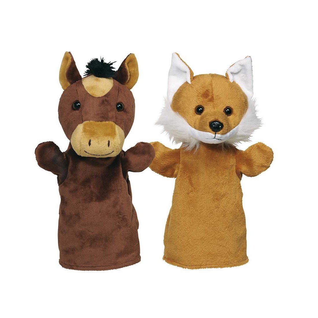GoKi 51803 Hand Puppets, Animals Arino, Funu, Wassti and Baru, Mixed
