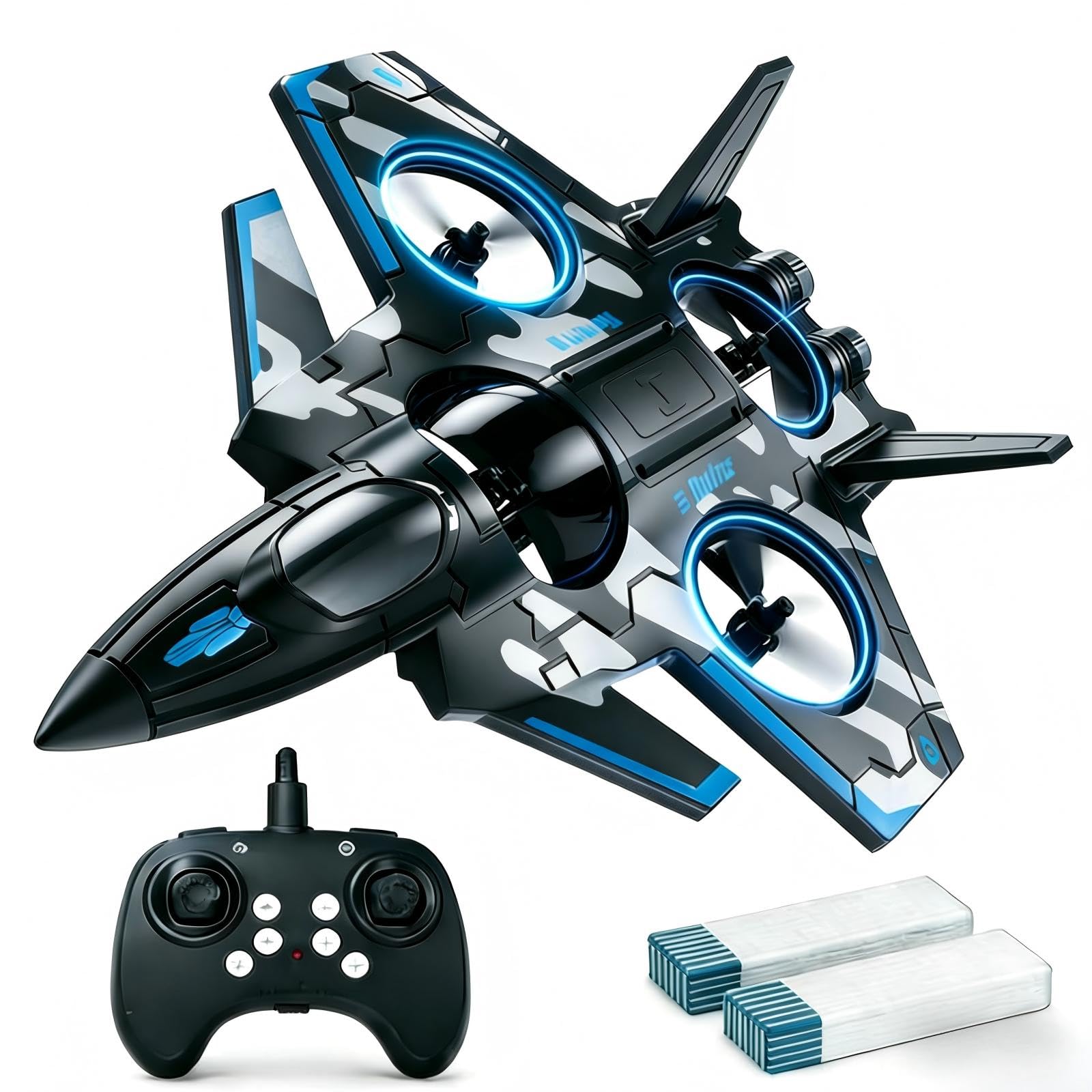 Amazon.com: BEACONDESI F47 RC Fighter Drone for Kids, Remote