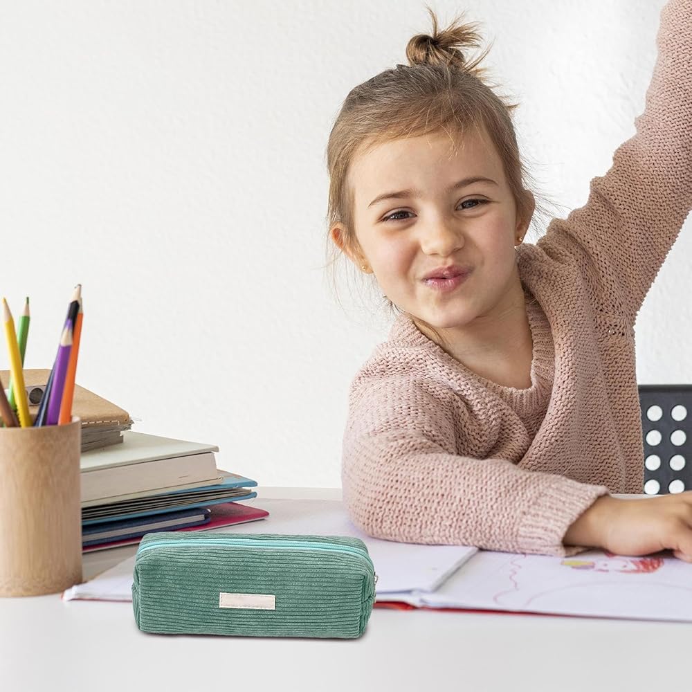 Erdbeer Federmäppchen MOTIBACK - Cord-Stiftetasche Mit Großer Kapazität