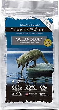 Timberwolf Ocean Blue Herring & Salmon Recipe Dry Dog Food 20lb