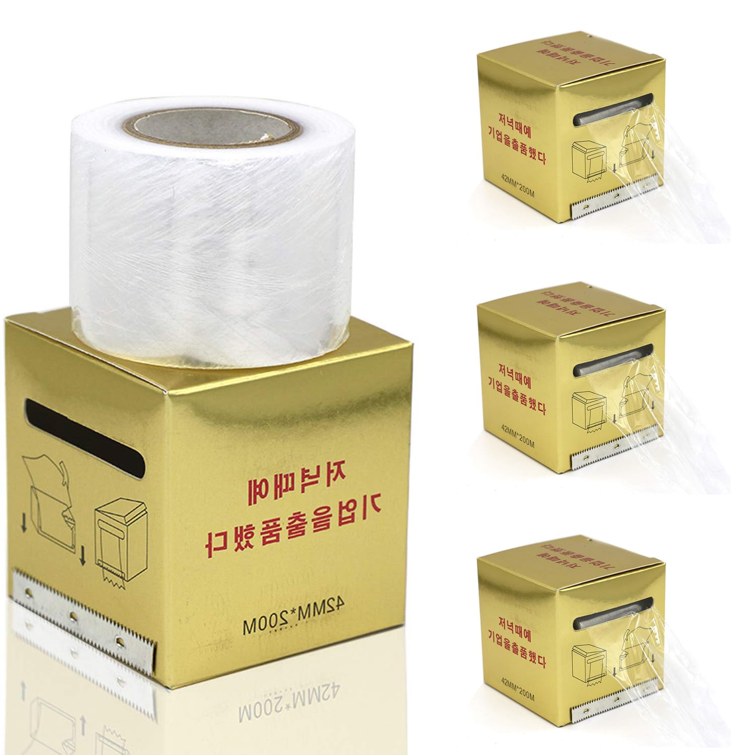 ieron 4 Roll Eyebrow Tattoo Plastic Wrap