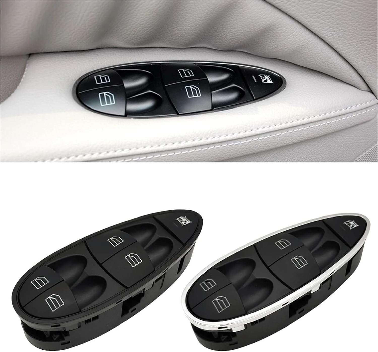 Power Window Switch Button Compatible for Benz W211 W219 E CLS Class E260 E300 CLS350 CLS500(Model A)