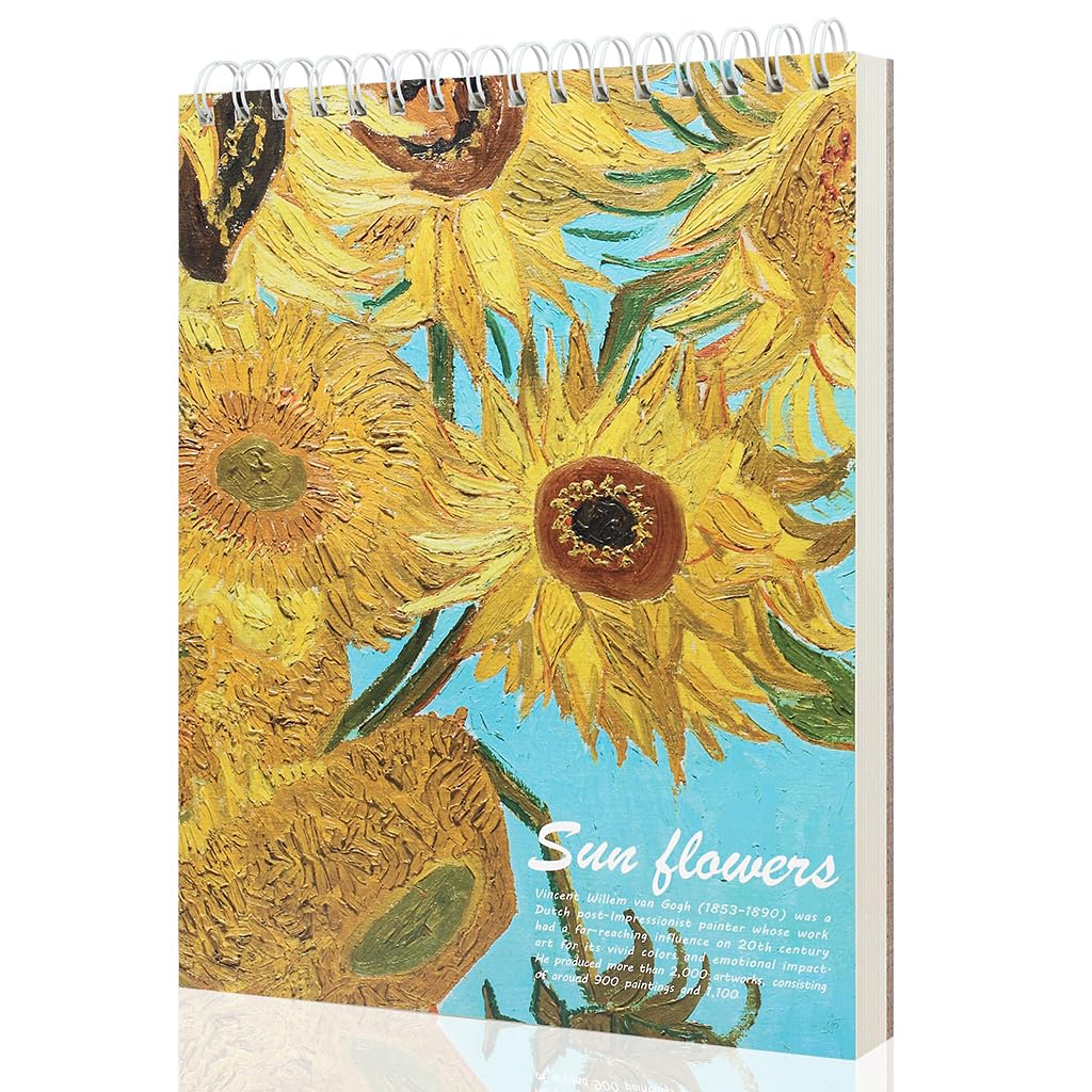 Sketch Pad Art Drawing Pad Spiral Binding A4 Sketchbook 30 Sheets Drawing Paper Watercolour Sketchbook for Artist Students Children