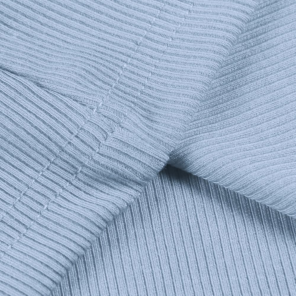 Chulianyouhuo Women's Ribbed Tank Tops Knit Scoop Neck Sleeveless Fitted Casual Tops Summer Slim Basic Tee Shirts - Image 2