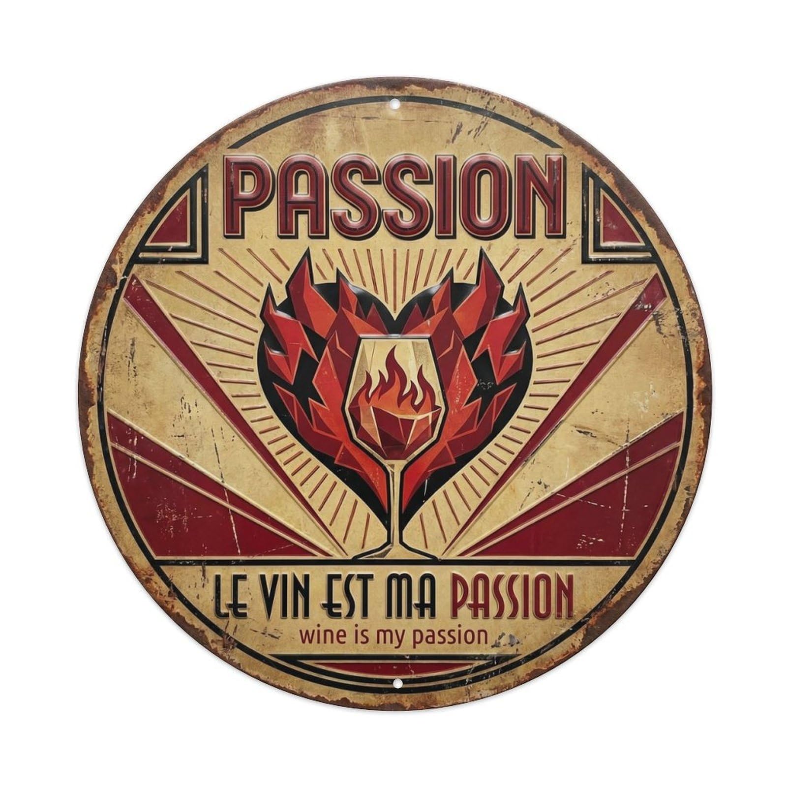 Passion Humorous Tavern Passion Metal Tin Sign