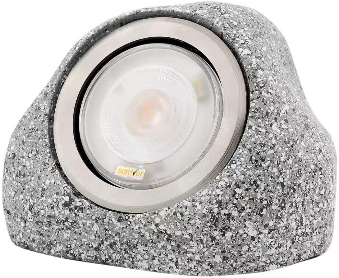 Garden Rock Lights Outdoor - IP65 LED Waterproof Rock Spotlight 24V 3000K, Adjustable Lighting Angle,Decorative Garden Stone Lights for Pathway, Walkway, Yard, Patio (6 Watts)