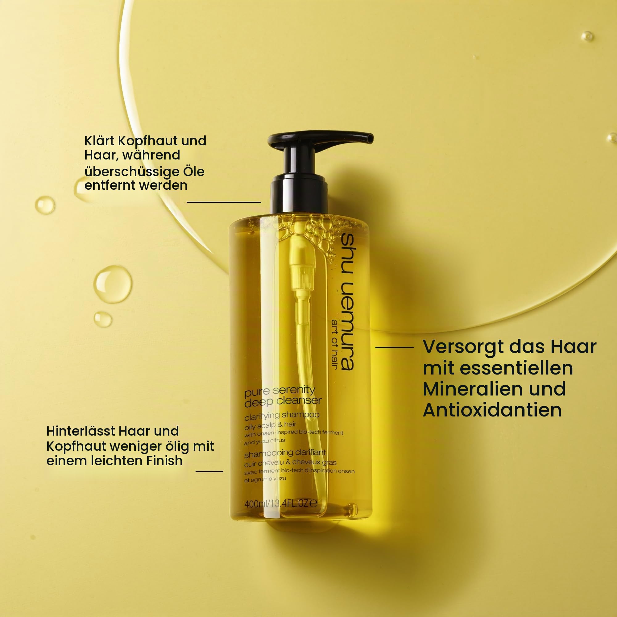 Shu Uemura Deep Clean Pure Serenity Shampoo 400ml