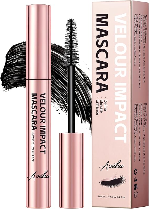 Mascara Liquid Lash Extensions, Lengthening & Volumizing Liquid Lash Extensions, Tubing Formula for Volume & Lift - Smudge, Flake & Fade Proof - Nourishing Formula Safe for Sensitive Eyes