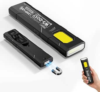 Mini Torch, USB-C Rechargeable EDC Flashlight with Magnetic Base ...