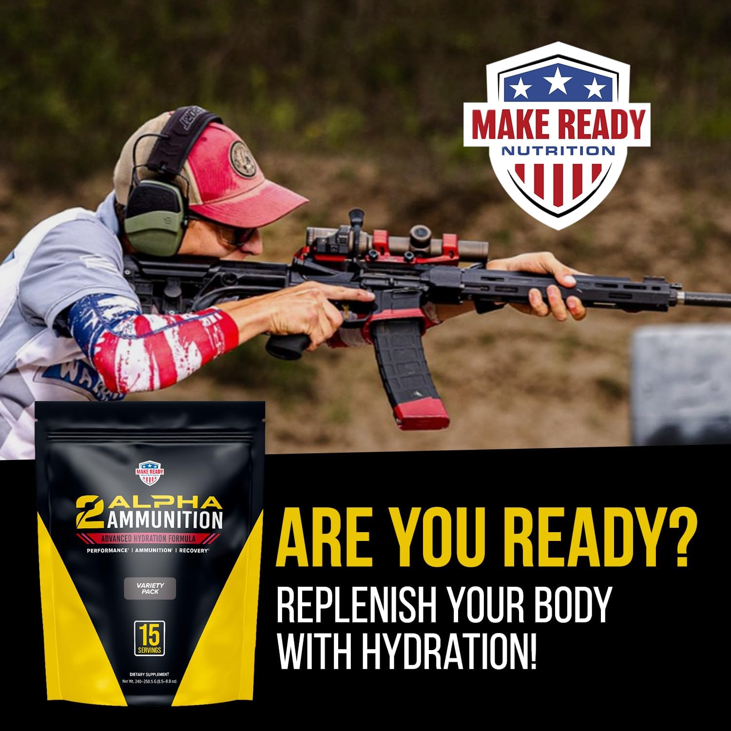 2Alpha Ammunition Variety - 15 Servings Stick Pack