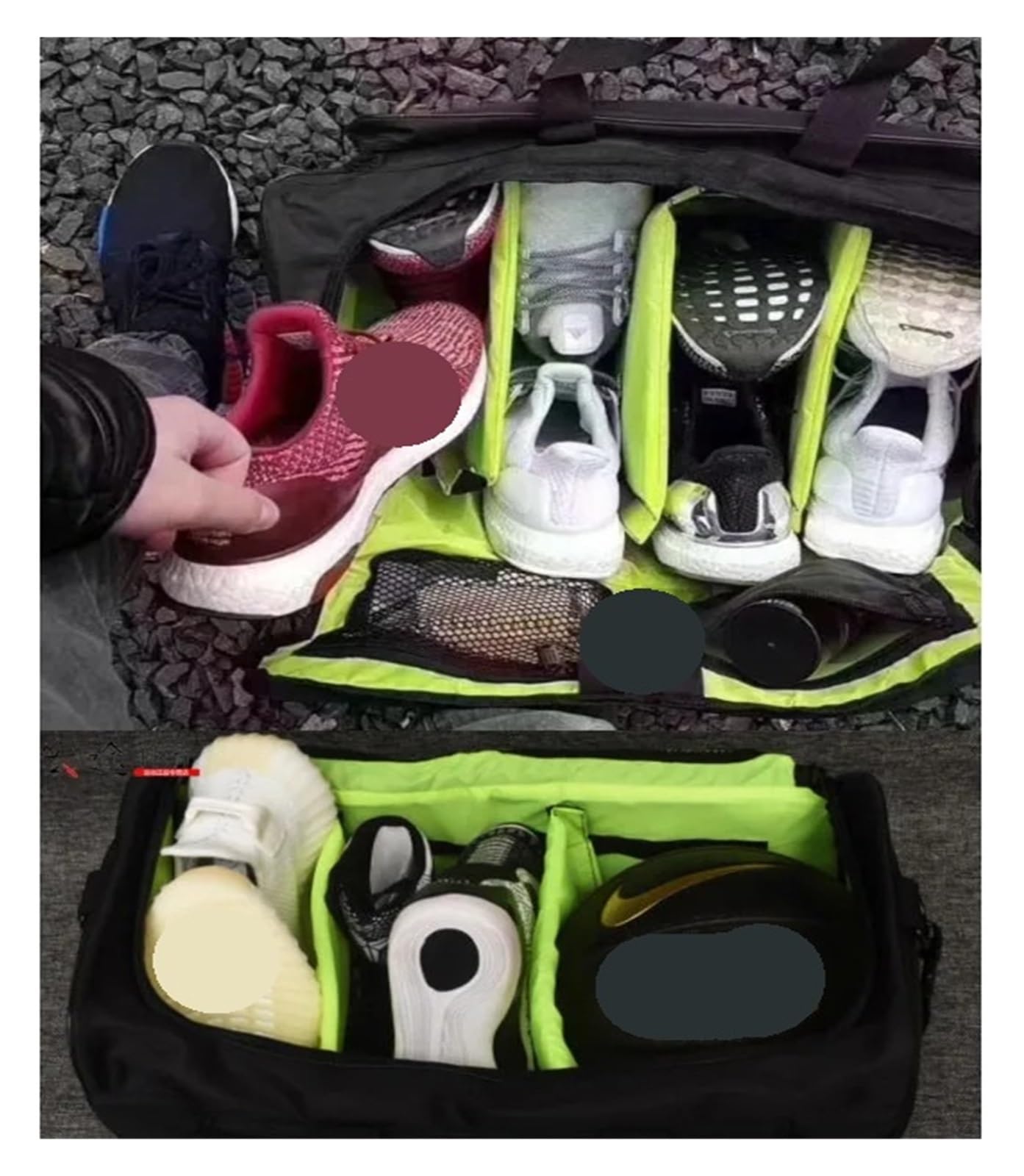 Reisetasche, multifunktionale Aufbewahrungstasche, Basketball-Taschen, Reisetaschen, vielseitig einsetzbar, for Sneakers-Tasche für Herren,Damen