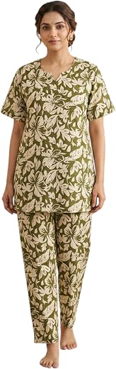 STYLACLUE Women XL Cotton Co-Ord Set | Comfortable & Stylish Lounge Wear Set for Women | Top Length 30 | Chest 44 | Bottom...