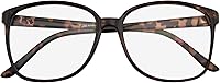 Vista 1 de Emblem Eyewear - Large Oversized Glasses Clear Lens Thin Frame Nerd Glasses