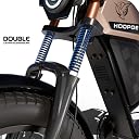 HOOPOE BIKES XO-Ride Conqueror Electric Cycle – 250W Rear Hub Motor | Bright LED Display | Shimano 7-Speed | 36V 15Ah Battery | Up to 60 km Range | 2-Seater (Rose Gold) gallery image