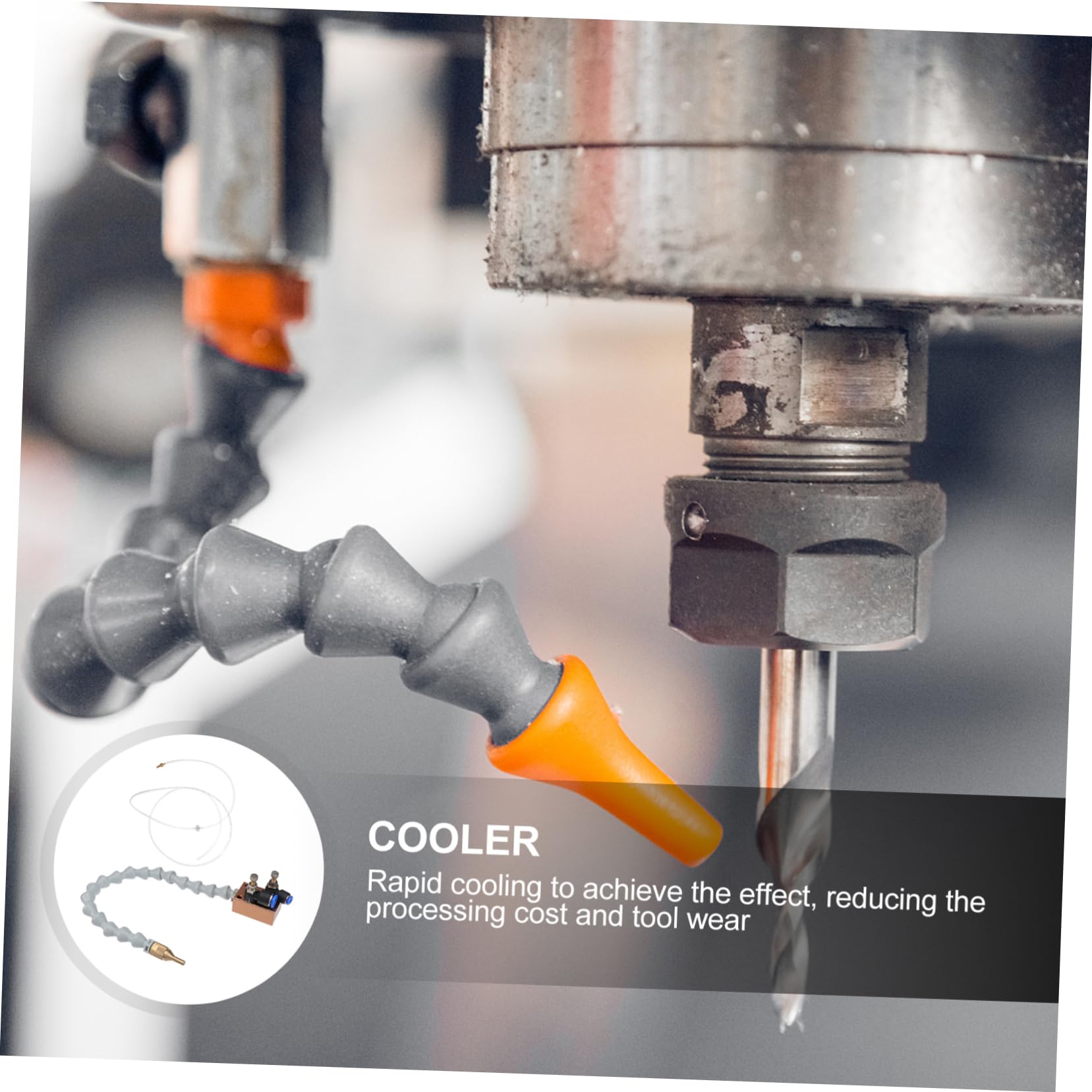 BESTonZON Système De Pulvérisation Pour Lubrification De Tour Cnc Buse De Refroidissement Par Brouillard Compatible Avec Machine De Gravure