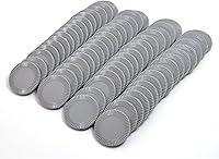 Vista 2 de Smartdealspro 64pcs 1.260 in/1.26 pulgadas plástico opaco aprendizaje contadores discos mini fichas de póquer fichas de juego con caja