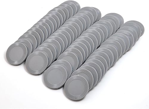 Miniatura 2 de Smartdealspro 64pcs 1.260 in1.26 pulgadas plástico opaco aprendizaje contadores discos mini fichas de póquer fichas de juego con caja de