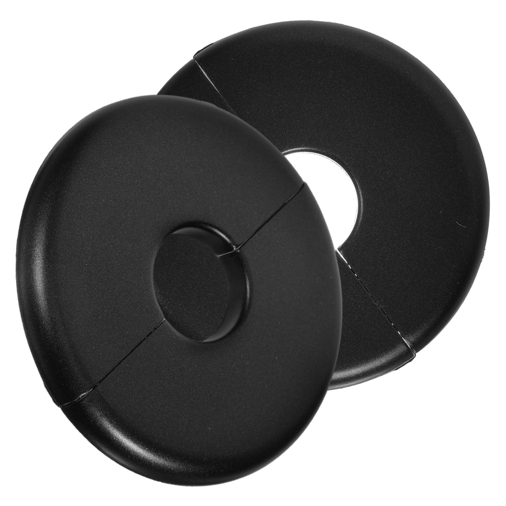 Brida de inodoro decorativa negra SHINEOFI para renovar tuberías visibles de baño y cocina