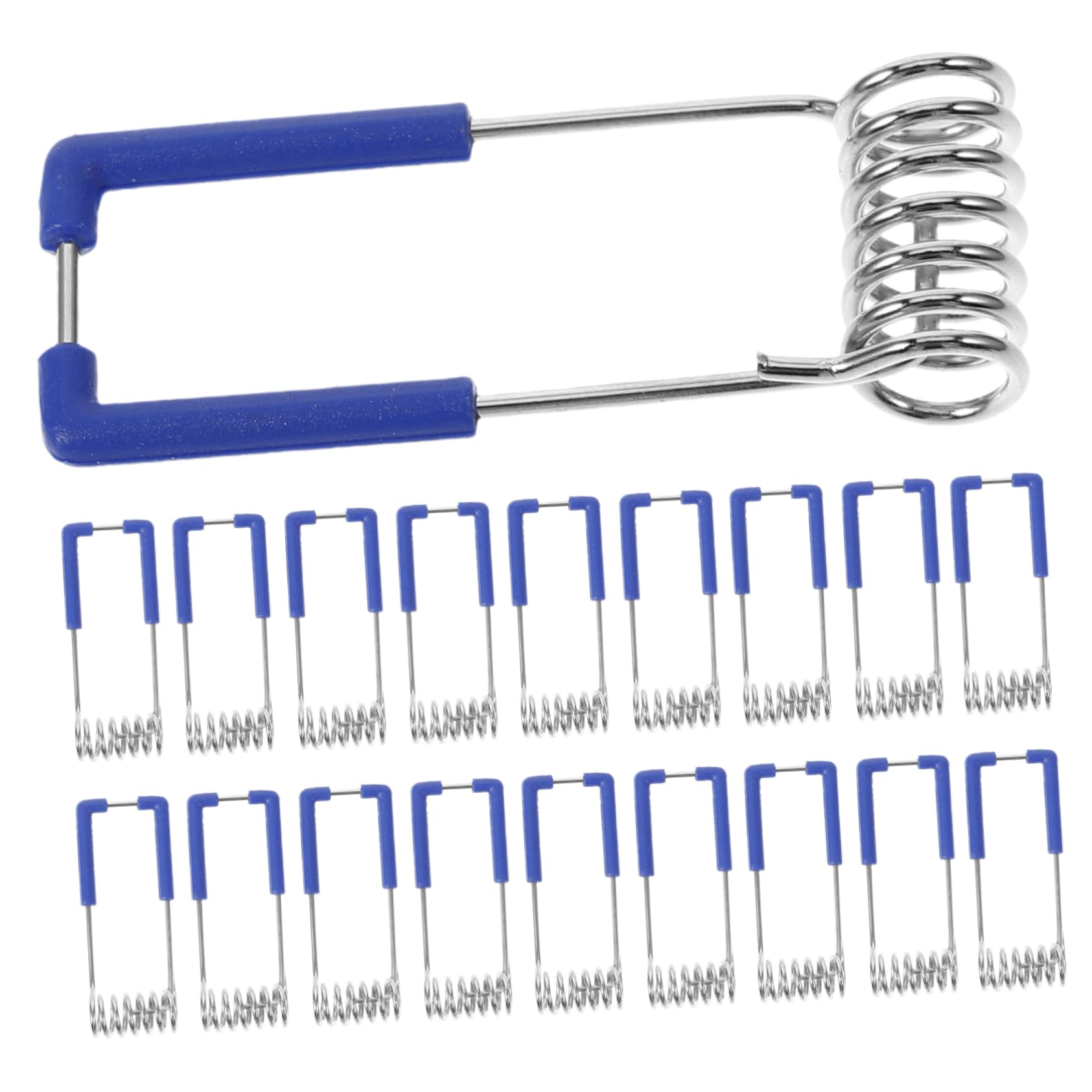 NULYLU 100pcs Spring Clip Retaining Clamp for Lighting Downlight Spring Clamps Panel Lamp Light Sturdy Metal Pe Material