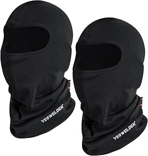 YESWELDER Flame Resistant Neck Gaiter - HRC2 Welding Bandana, 100% Cotton FR Headwear for Welders, Fire Sparks Protection