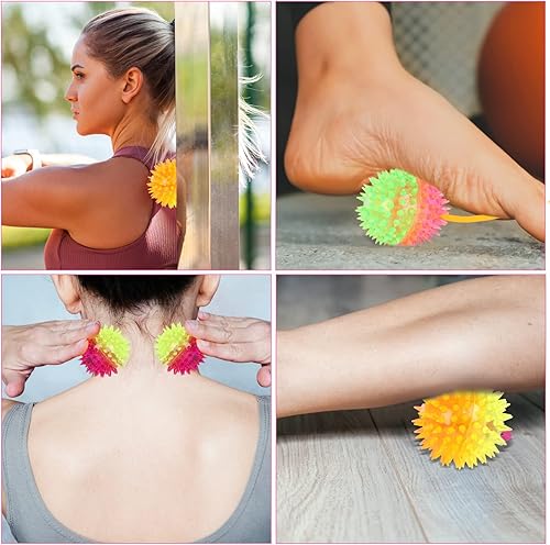 Miniatura 7 de 24 bolas inflables iluminadas con punta de goma, juguete sensorial intermitente para recuerdos de fiesta, regalos para estudiantes, recompensas