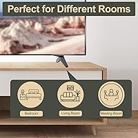 Vista 7 de Soporte para las patas del televisor LG, solo patas de soporte para TV para LG 55UK6500 55UJ6540 55UM7300 55UN6900 55LJ5500UA 49UJ6300 49UK6300