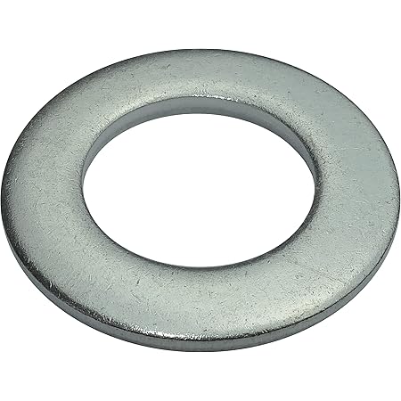 Rondelle Piatte In Acciaio Zincato M8 - 5 Pezzi 8x24mm, ISO 7093, Per Collegamenti Elettrici E Meccanici - Foto 8