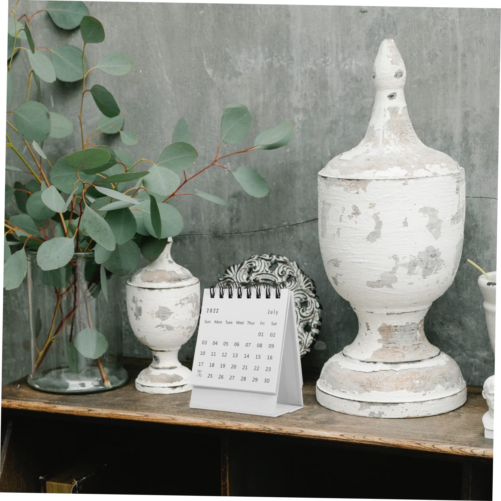 Tofficu 8pezzi Mini Scrivania Design e Planner Mensile Per e Scuola Decorazione Aggiornamenti Regolari Date