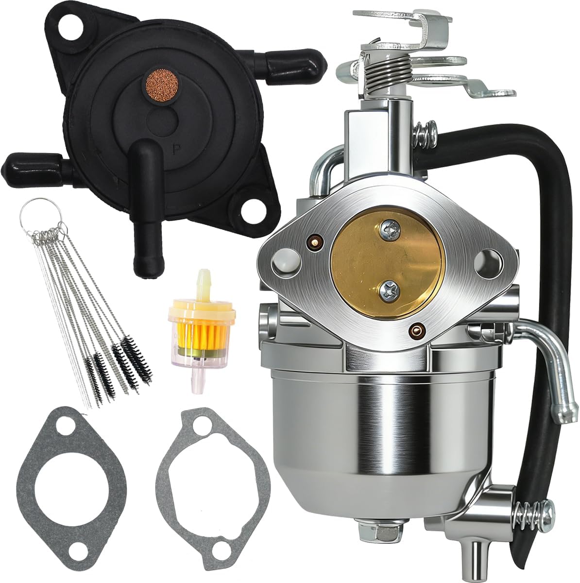 15003-2943 Carburetor Replacement for Kawasaki Mule 600 610 SX XC SC 4x4 KAF400 KAF400B KAF400A KAF400C KAF400E KAF400D Engine with Fuel Pump, Replaces 15004-0953 11061-7026 11061-7027f