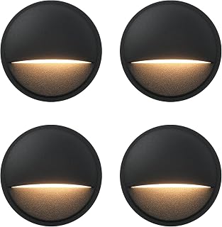 GKOLED Low Voltage LED Deck Lights, Landscape Step Stair Railing Light w...