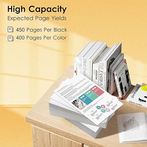 Miniatura 3 de HOINKLO 245xl - Cartuchos de tinta negra de repuesto para Canon 245XL de tinta negra (2 negras), compatible con impresoras Canon Pixma MX490 MX492